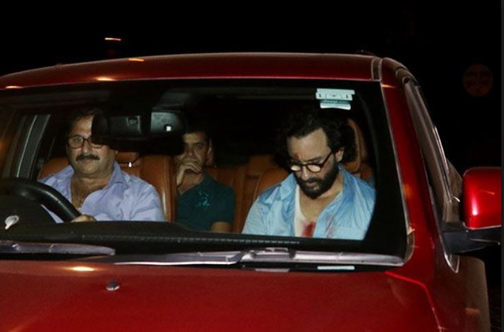 Saif Ali Khan spotted smeared with blood! Is everything ok?