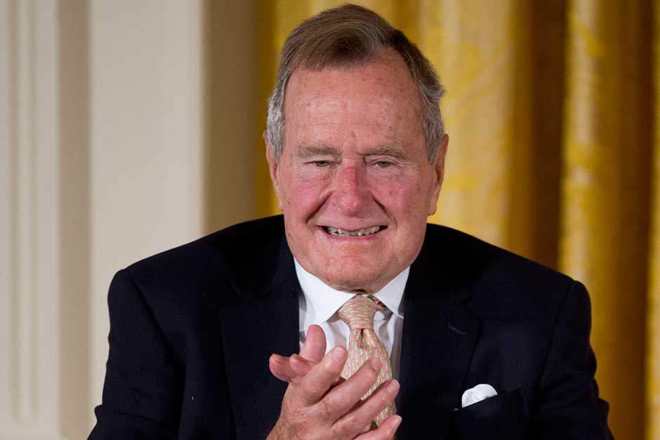 Late US President George H.W. Bush secretly sponsored Filipino child