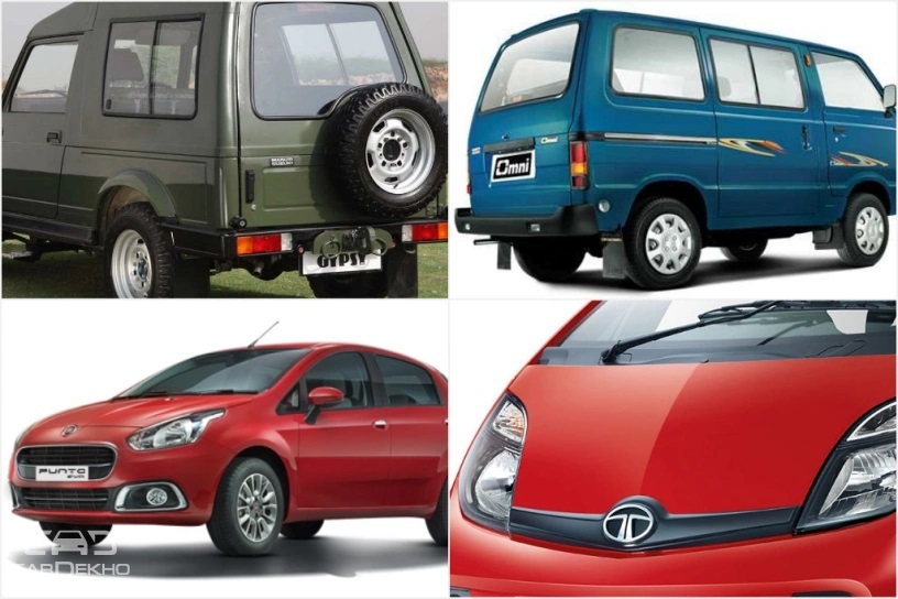 Cars That Might Get Discontinued in 2019 - Maruti Omni, Gypsy & Tata Nano