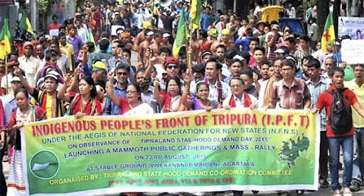 Tripura's IPFT defer agitation on statehood