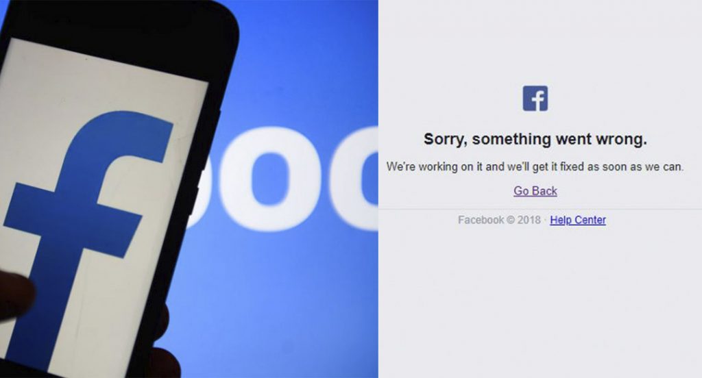 Facebook down due to technical snag
