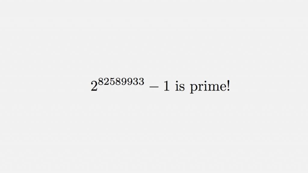 New largest Prime Number discovered with a stroke of luck