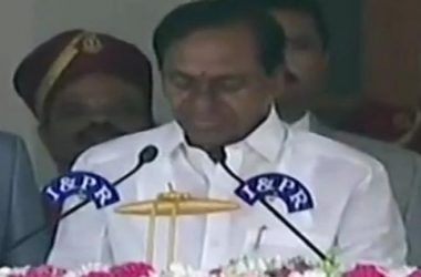 KCR sworn in as Telangana CM for second term in a row
