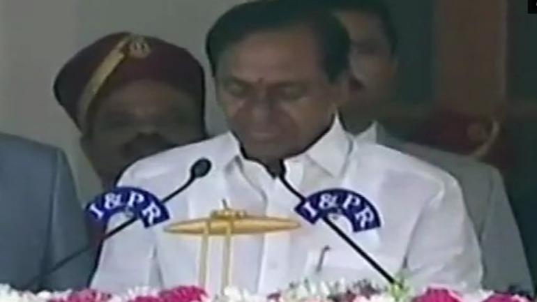 KCR sworn in as Telangana CM for second term in a row