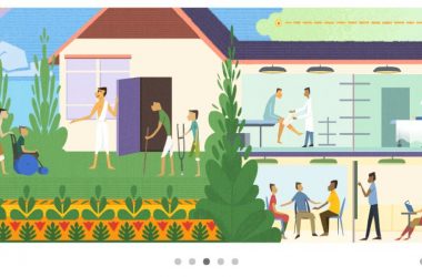 Google celebrates Baba Amte's birth anniversary with a doodle