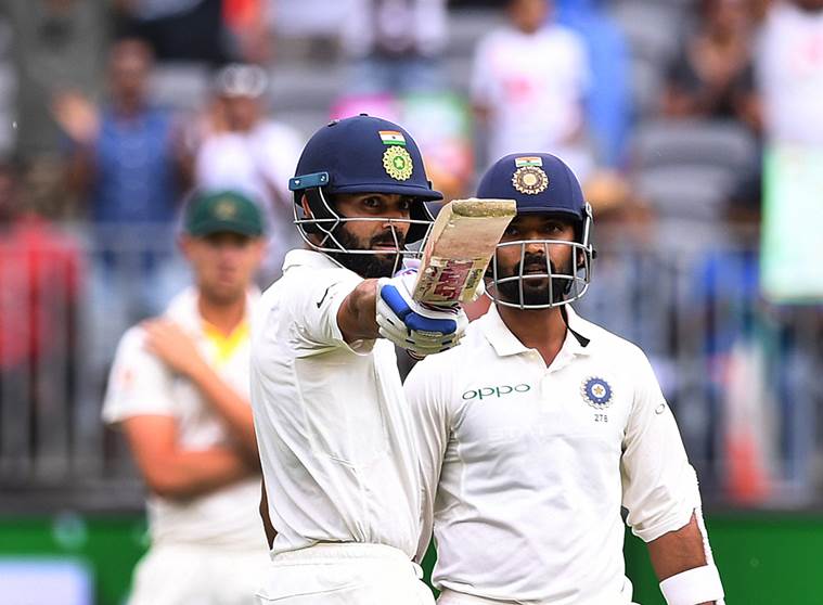 Kohli, Rahane propel India's recovery in reply to Australia's 326