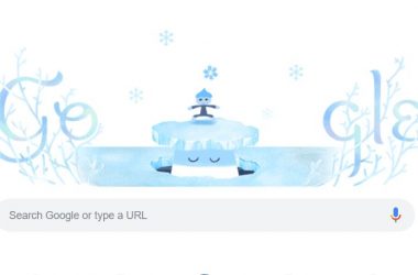 Google Doodle celebrates the 2018 Winter Solstice