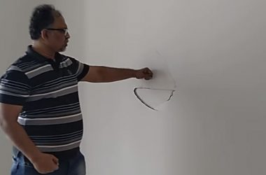 A simple punch tumbles wall of Rs 3 crore home, Lodha sends notice to take down video
