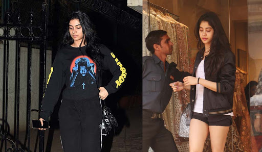 Jahnvi Kapoor and Khushi Kapoor spotted in Juhu