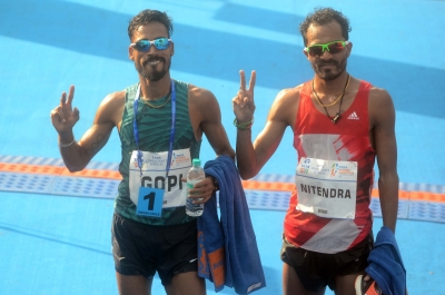Gopi T, Nitendra ready for Tata Mumbai Marathon