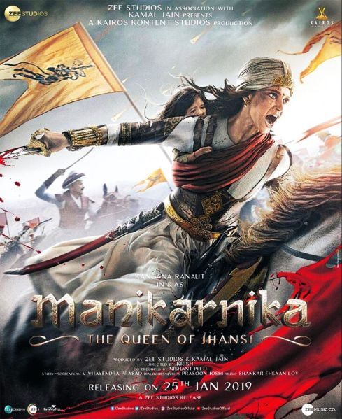 The much-awaited, biographical period drama film, ‘Manikarnika: The Queen of Jhansi’ starring Kangana Ranaut is slated to release this Friday, January 25. The movie will be released alongside Nawazuddin Siddiqui starrer ‘Thackeray’, which is a high-profile biopic. Partly directed by Kangana Ranaut and Krish, the movie revolves around Rani Laxmibai of Jhansi who fought against the British during the Indian Rebellion of 1857. The film also stars Ankita Lokhande, who will make her Bollywood debut, Richard Keep, Jisshu Sengupta, Danny Denzongpa. Manikarnika: The Queen of Jhansi features: • Kangana Ranaut as Rani Lakshmibai • Atul Kulkarni as Tatya Tope • Jisshu Sengupta as Gangadhar Rao • Suresh Oberoi as Baji Rao II • Danny Denzongpa as Ghulam Ghaus Khan • Ankita Lokhande as Jhalkaribai Directors: Radha Krishna Jagarlamudi (as Krish Jagarlamudi), Kangana Ranaut Writers: Vijayendra Prasad (story and screenplay), Prasoon Joshi (dialogue) Here’s the movie trailer: ‘Manikarnika: The Queen of Jhansi’ is one of the most awaited Indian films of 2019. The film is women-centric and stardom of Kangana Ranaut will also pull the audience to Theaters. Manikarnika: The Queen of Jhansi's box office collections might get affected because of another high-profile, Indian biographical film Thackeray featuring Nawazuddin Siddiqui, which is scheduled to release on the same date. Because of the Thackeray (film), there are high chances that Manikarnika may not earn much in Maharashtra region.