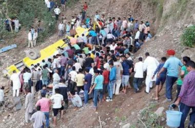 Andhra Pradesh: School bus carrying 50 students falls into gorge, driver reportedly drunk