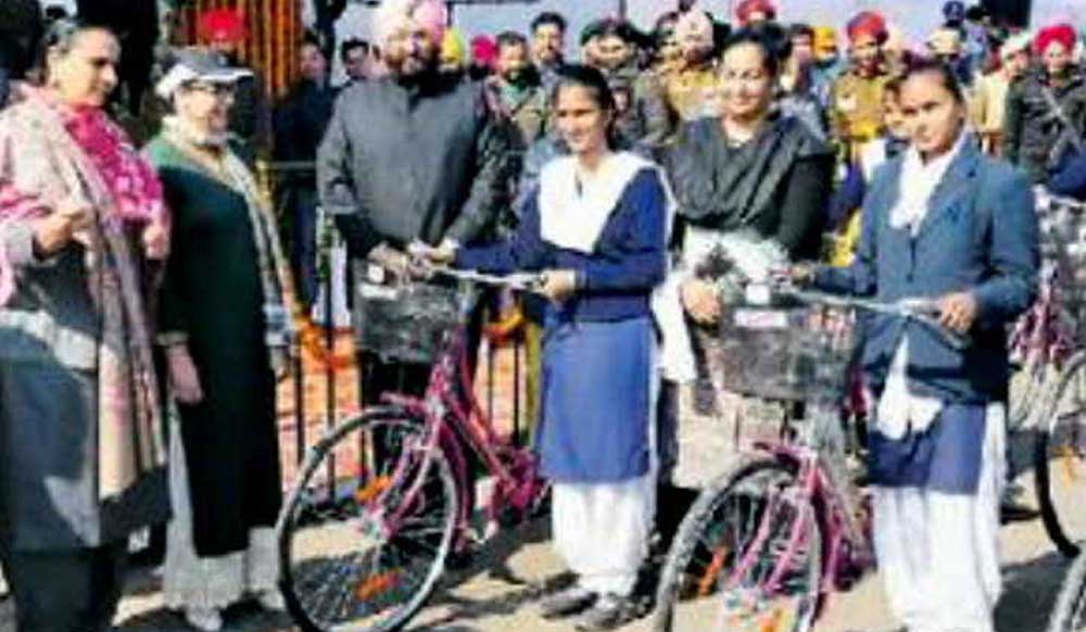 Once photographed with girls, cabinet minister Razia Sultana takes away distributed cycles?