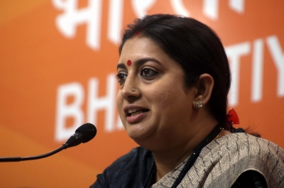 Opposition joining hands to save themselves, stop Modi's development: Smriti Irani
