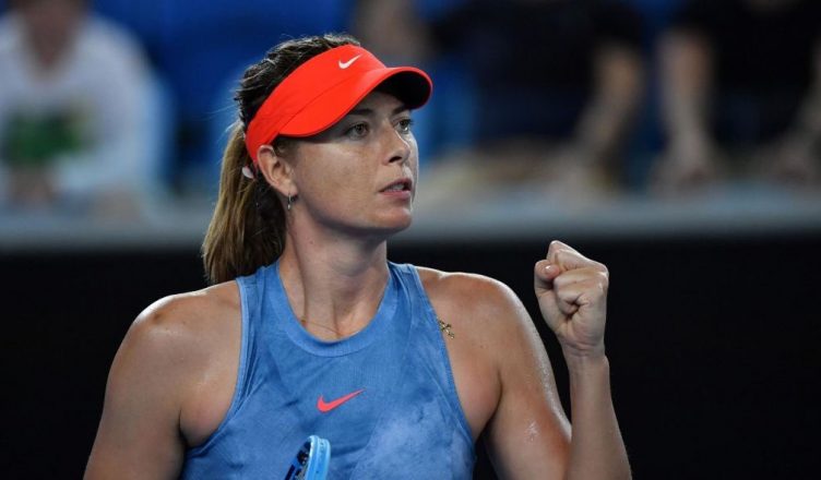 Maria Sharapova defeats defending Australian Open champion Caroline Wozniacki