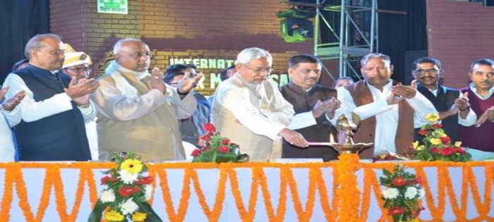 Bihar: Nitish Kumar lays foundation stone of largest Gurdwara at Rajgir