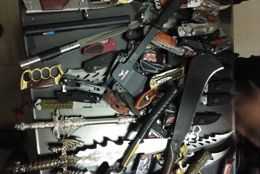 Thane: BJP leader raided with over 100 types of dangerous weapons 