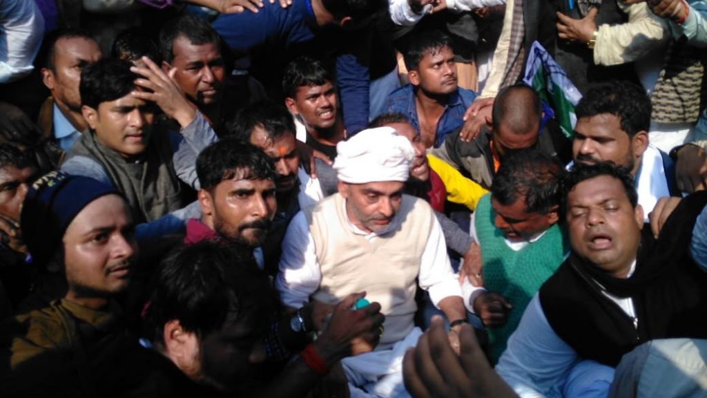 Bihar: RLSP Chief Upendra Kushwaha injured during lathi charge