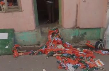 Kolkata: BJP office in Bhabanipur vandalised