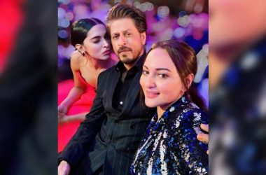 This picture of Deepika Padukone, Shah Rukh Khan and Sonakshi Sinha is breaking the internet!