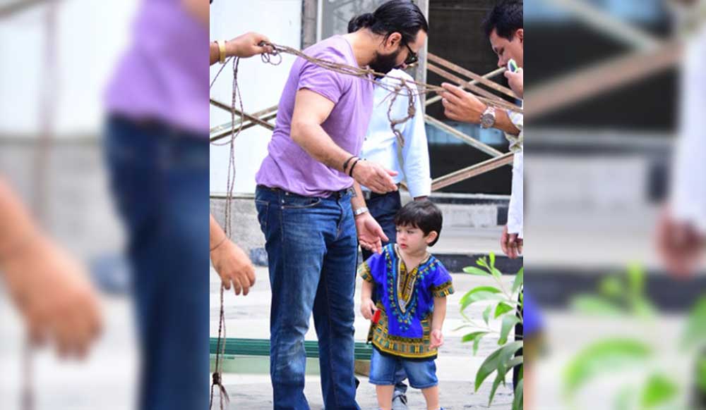 Saif Ali Khan did the sweetest thing for paparazzi!