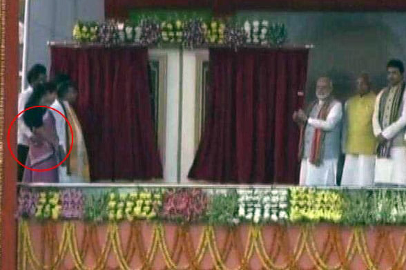 Watch: Tripura minister gropes female colleague on stage in presence of PM Modi; accused calls video 'morphed'