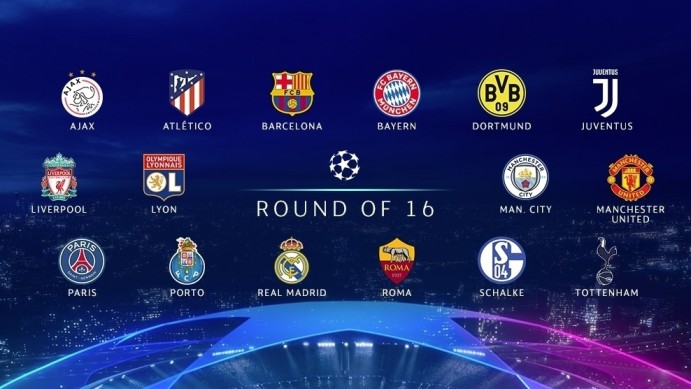 Uefa Champions League Round Of 16, Champions League Round Of 16 Table 2020 21
