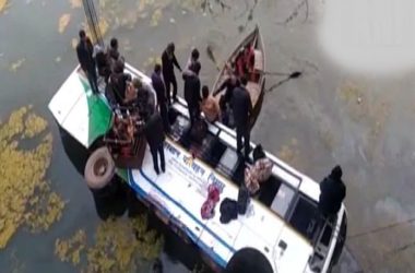 3 dead, 50 injured as bus falls into drain in Jabalpur