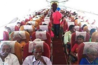 Coimbatore businessman spends Rs 4 lakh, gifts first flight experience to 120 elderly people