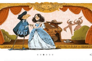 Google celebrates life and work of actor, playwright Molière with a doodle