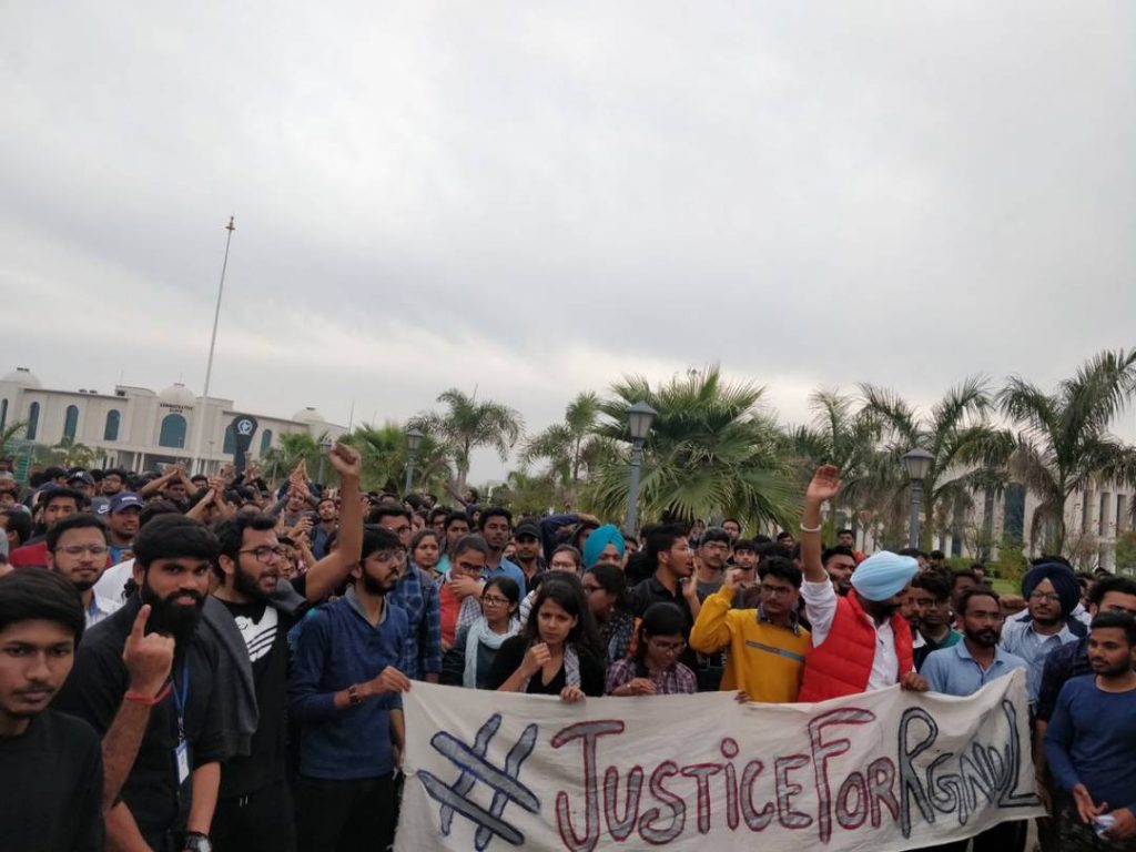 Punjab: Rajiv Gandhi National University law students protest against sexism, maladministration; DU extends solidarity
