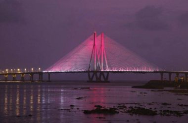 Mumbai's Bandra Worli Sea Link lit in purple colour for this important reason