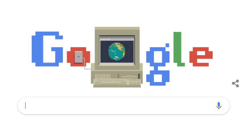 Google celebrates 30th Anniversary of the World Wide Web with a doodle