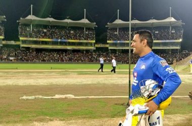 Watch: MS Dhoni plays 'catch me if you can' with a fan during IPL training