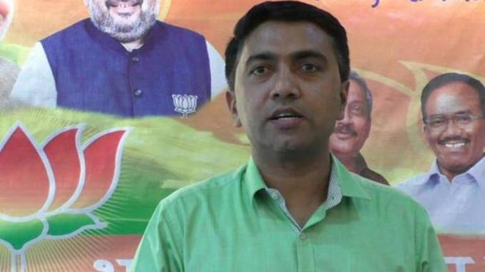 Goa Assembly Speaker Pramod Pandurang Sawant will be sworn in as the new Chief Minister of a BJP-led coalition government on Monday evening by Governor Mridula Sinha, a senior BJP leader said.