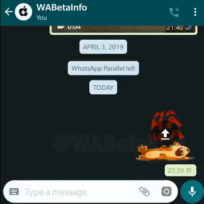 WhatsApp Android animated stickers