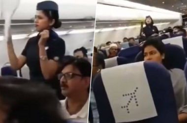 Viral video shows flight attendant killing mosquitoes with bat, IndiGo reacts on the issue