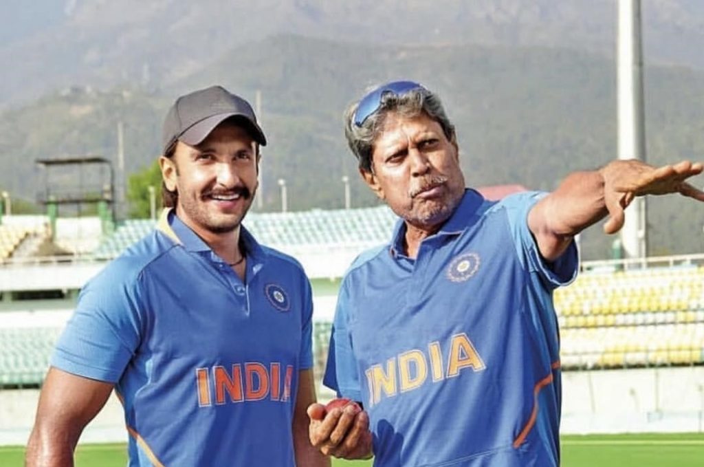Ranveer Singh preps with iconic cricketer Kapil Dev for '83'