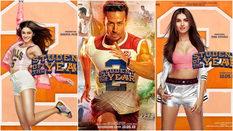 Student of the Year 2 new posters: Tiger Shroff, Tara Sutaria confirm trailer releases on April 12