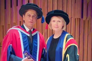 Shah Rukh Khan felicitated with doctorate in Philanthropy in London