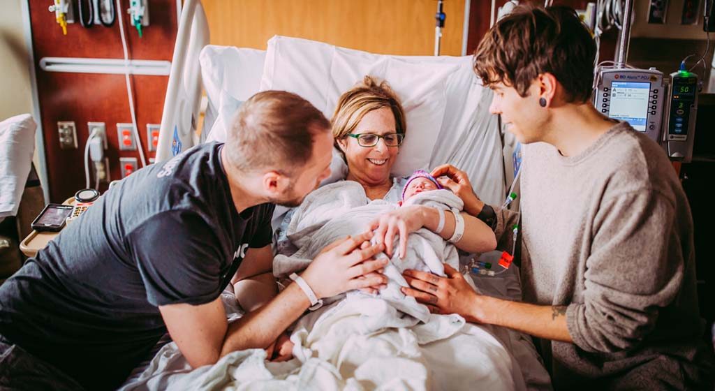 61-year-old woman turns Surrogate, gives birth to her gay son's child