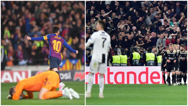 UCL 2019: Barcelona toy with Manchester United, Ajax knock out Juventus