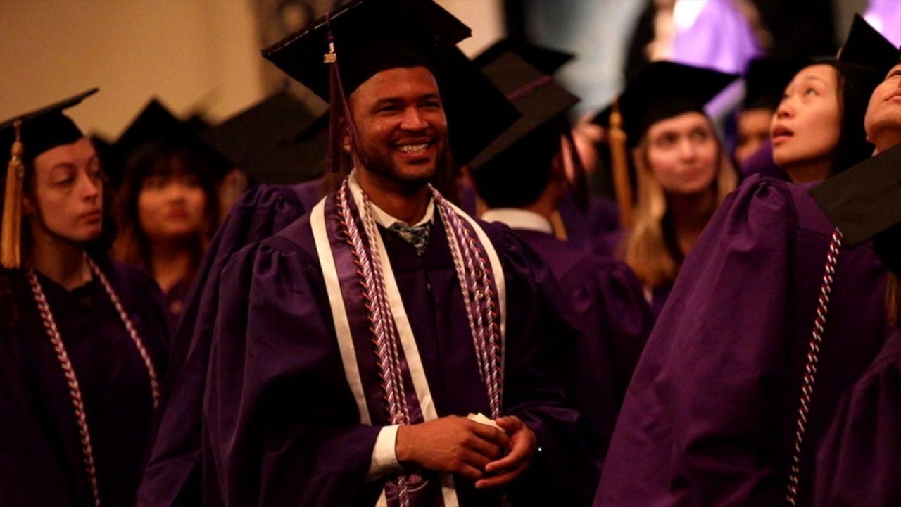 Man graduates with nursing degree from same university where he worked as janitor