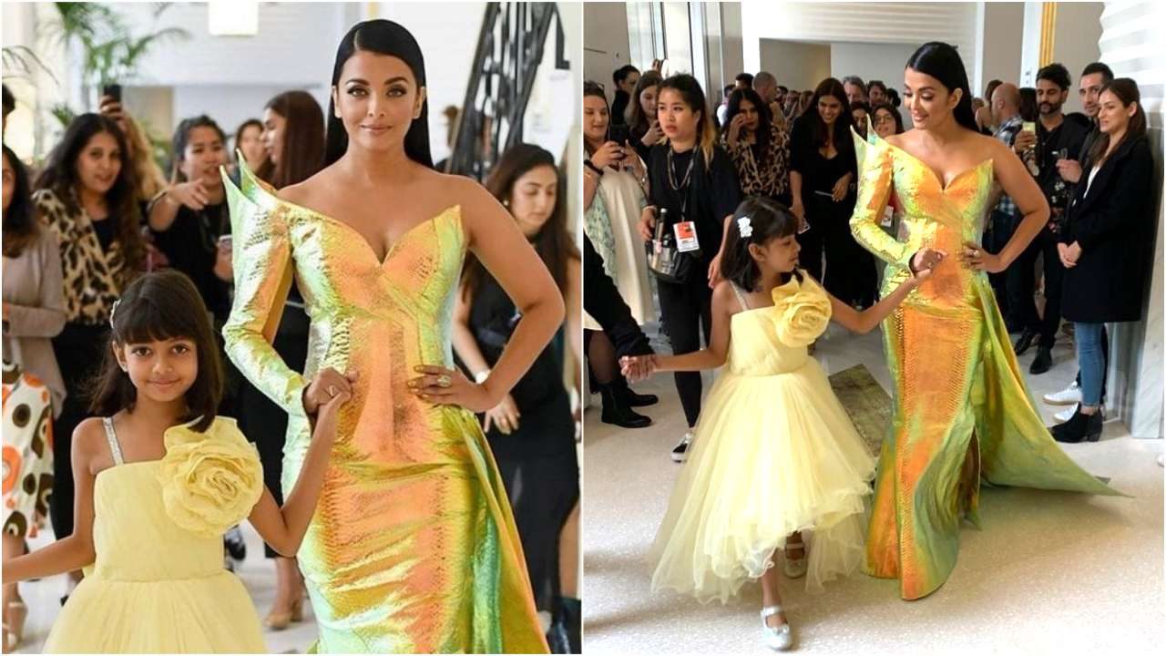Aishwarya turns into golden mermaid at Cannes