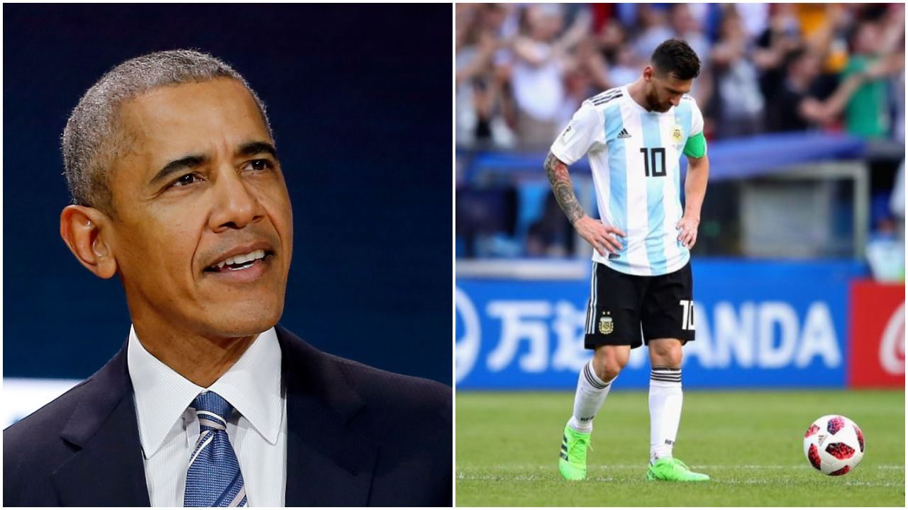 Barack Obama offers World Cup-winning advice to Lionel Messi