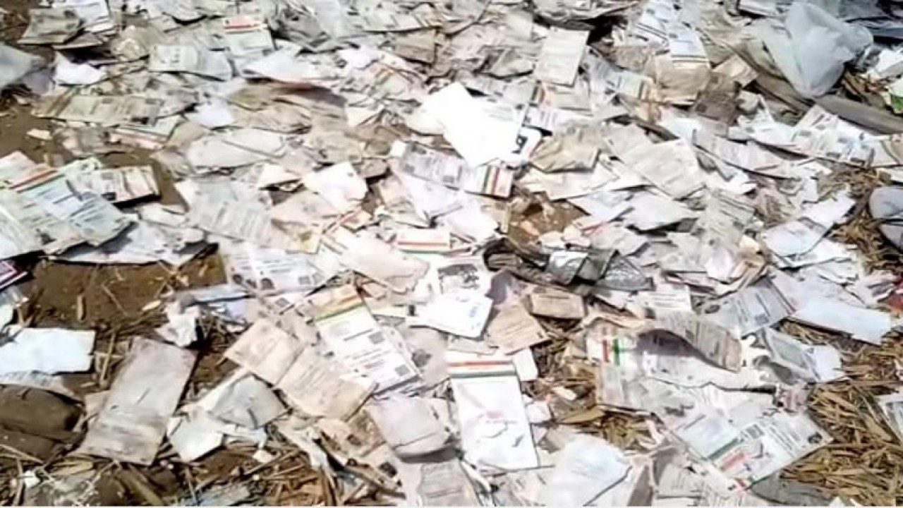 Tamil Nadu: Over 1000 Aadhaar cards found dumped on river bank