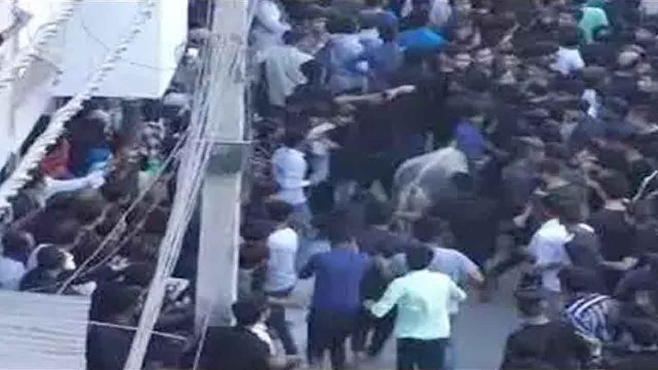 Watch: Stray bull attacks Shia procession in Lucknow; several injured