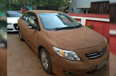 Ahmedabad: Woman coats car with cow dung to keep it cool, pics goes viral!