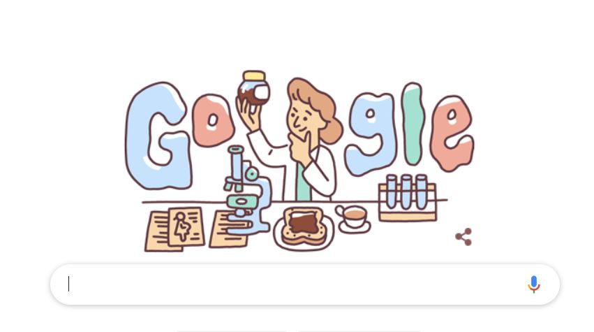 Google doodle celebrates Lucy Wills’ 131st Birthday