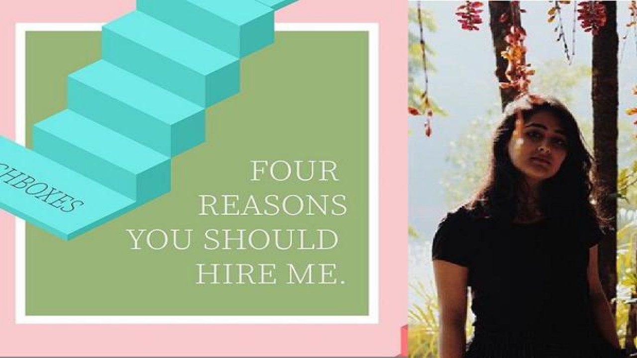 Creative Instagram resume of a 20-year-old girl lands her a job in Deloitte India
